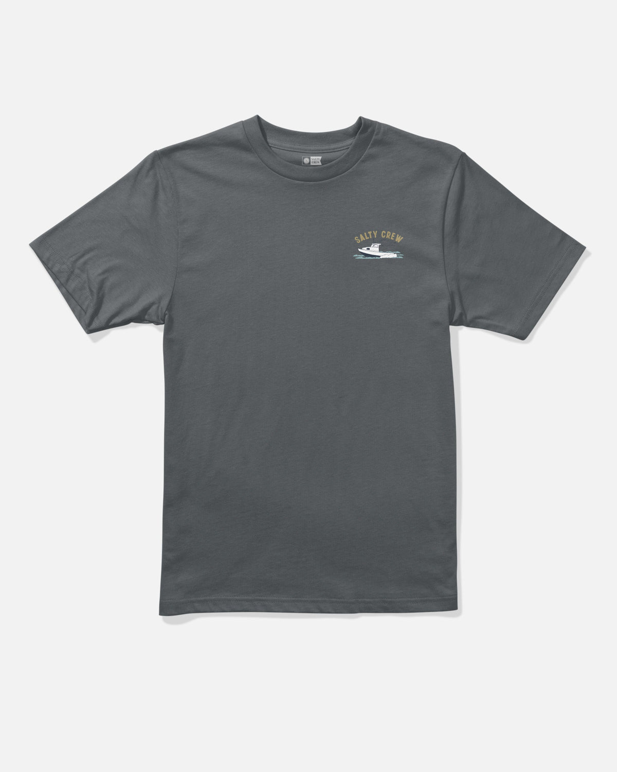 BOAT REPAIR BOYS SS TEE - Charcoal | Salty Crew Premium