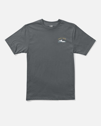 BOAT REPAIR BOYS SS TEE - Charcoal | Salty Crew Premium