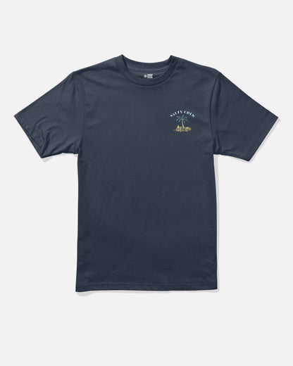 DESERTED BOYS SS TEE - Navy | Salty Crew Premium