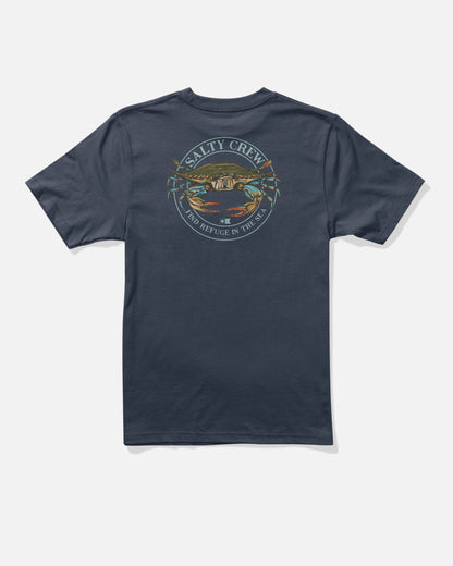 JIMMY BOYS SS TEE - Navy | Salty Crew Premium