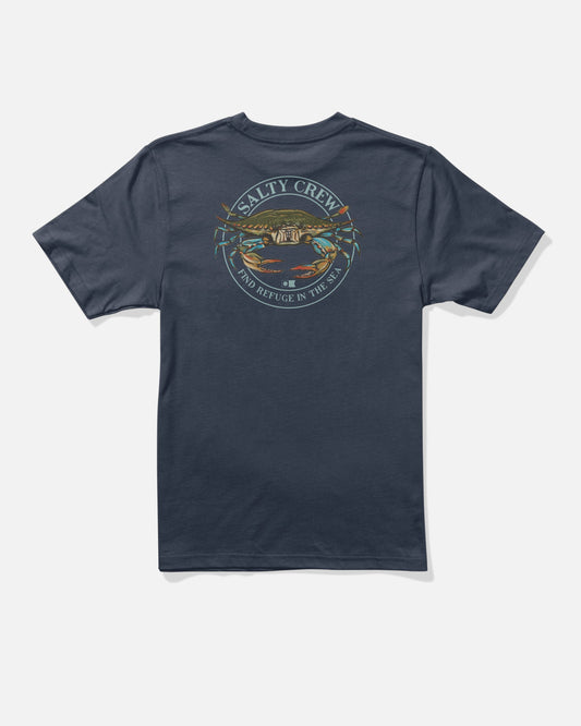 JIMMY BOYS SS TEE - Navy | Salty Crew Premium