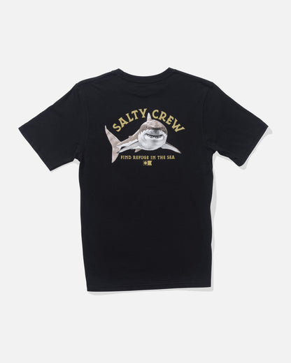 LURKING BOYS SS TEE - Black | Salty Crew Premium