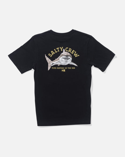 LURKING BOYS SS TEE - Black | Salty Crew Premium