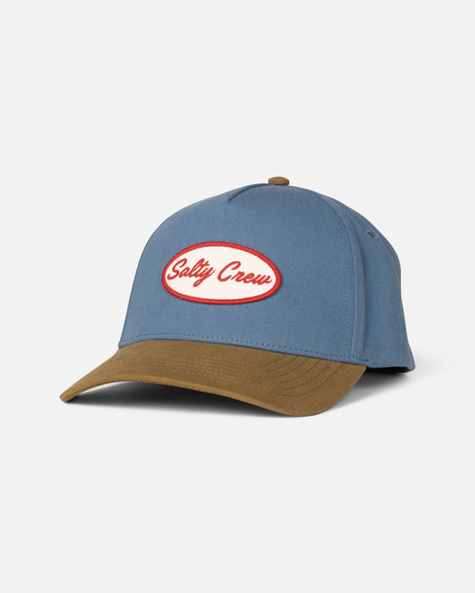 UPSTREAM SNAPBACK - Slate/Khaki | Salty Crew Premium
