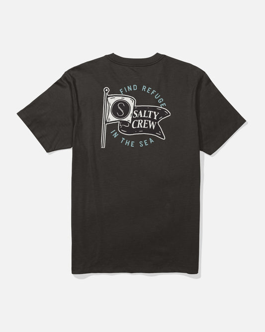 WAVEY SS TEE - Black | Salty Crew Premium