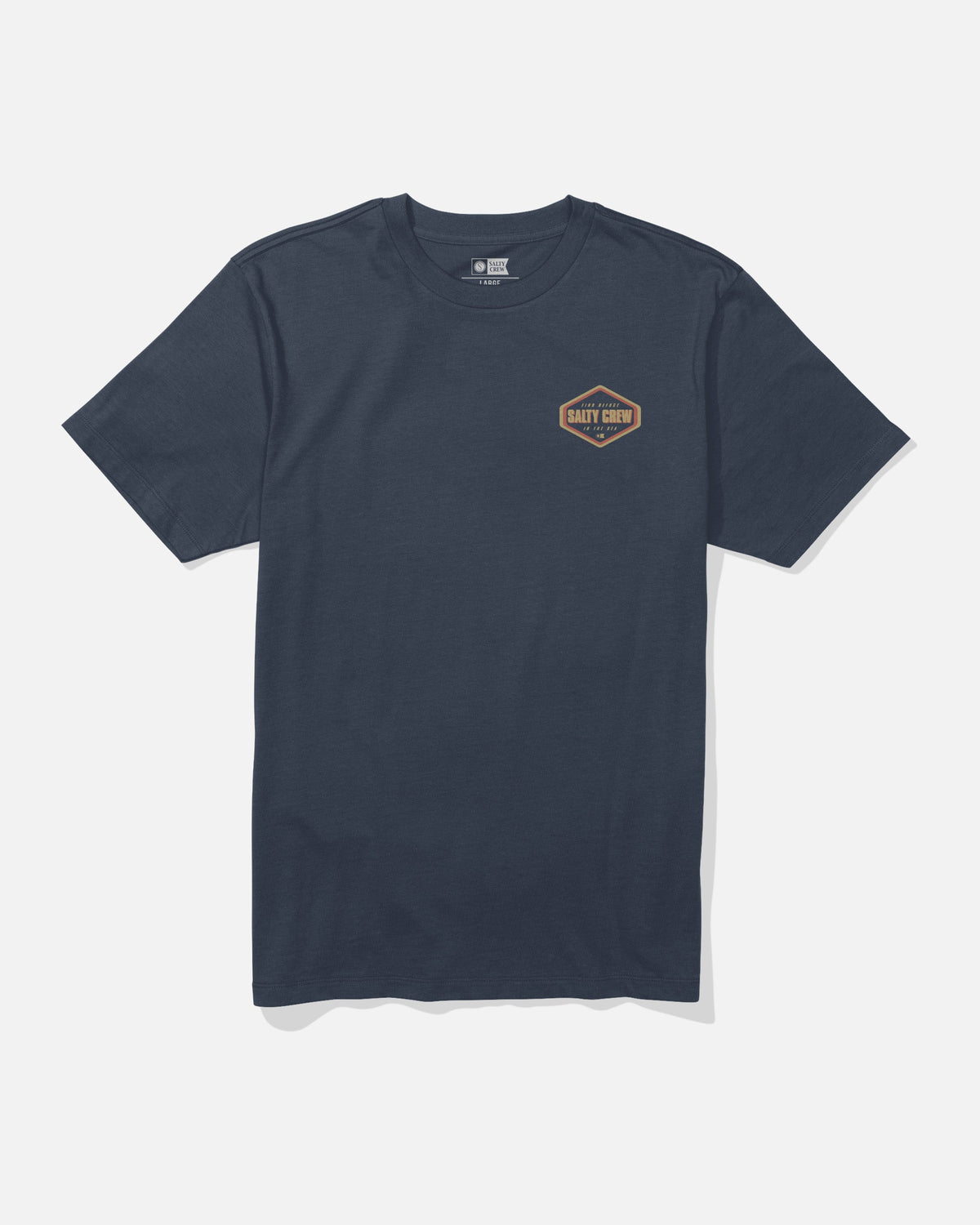 SHAPELY SS TEE - Navy | Salty Crew Premium