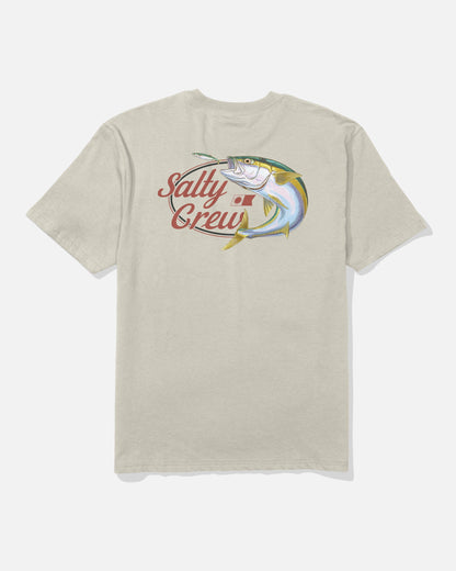 YELLOWTAIL CLASSC SS TEE - Bone | Salty Crew Premium