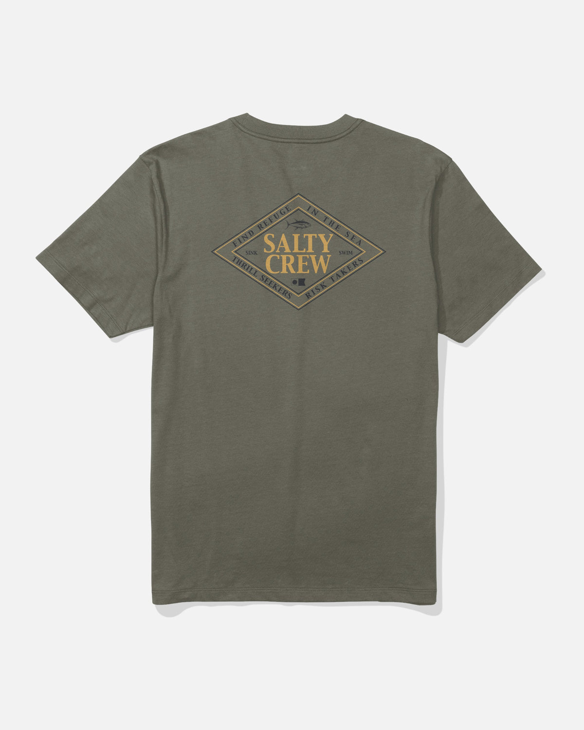 ICONIC SS TEE - Dusty Olive | Salty Crew Premium