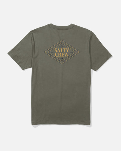 ICONIC SS TEE - Dusty Olive | Salty Crew Premium