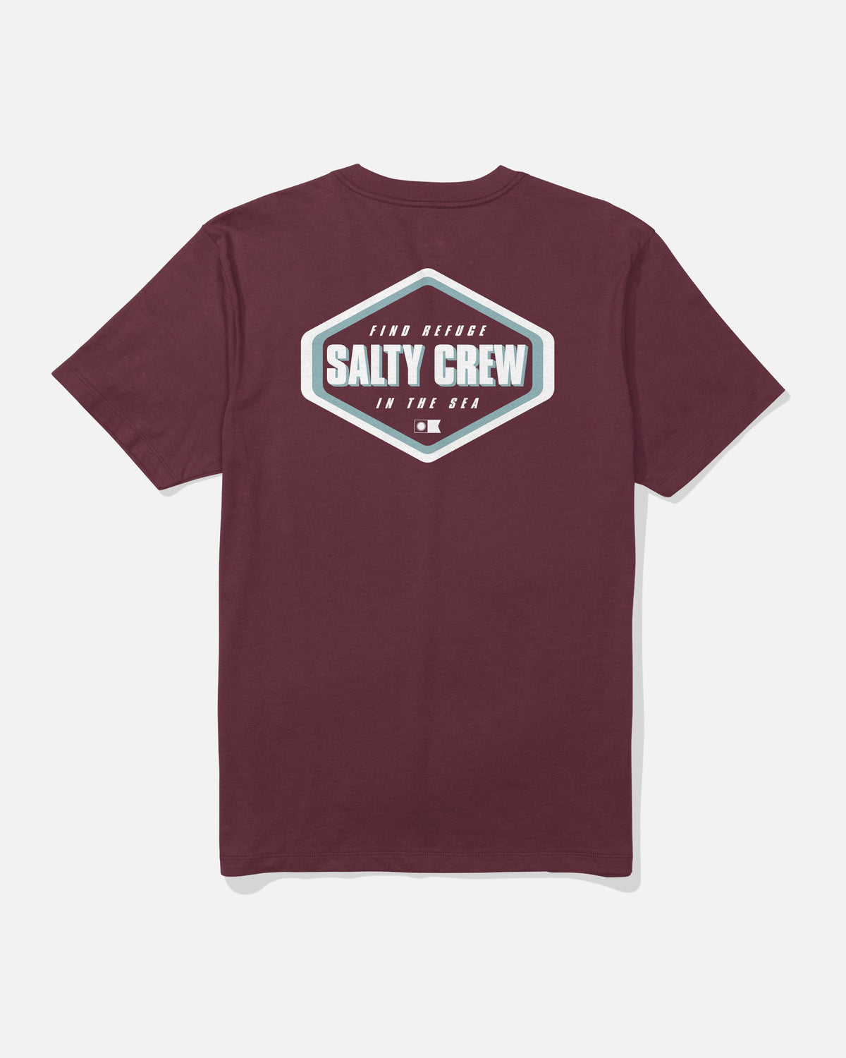 SHAPELY SS TEE - Burgundy | Salty Crew Premium