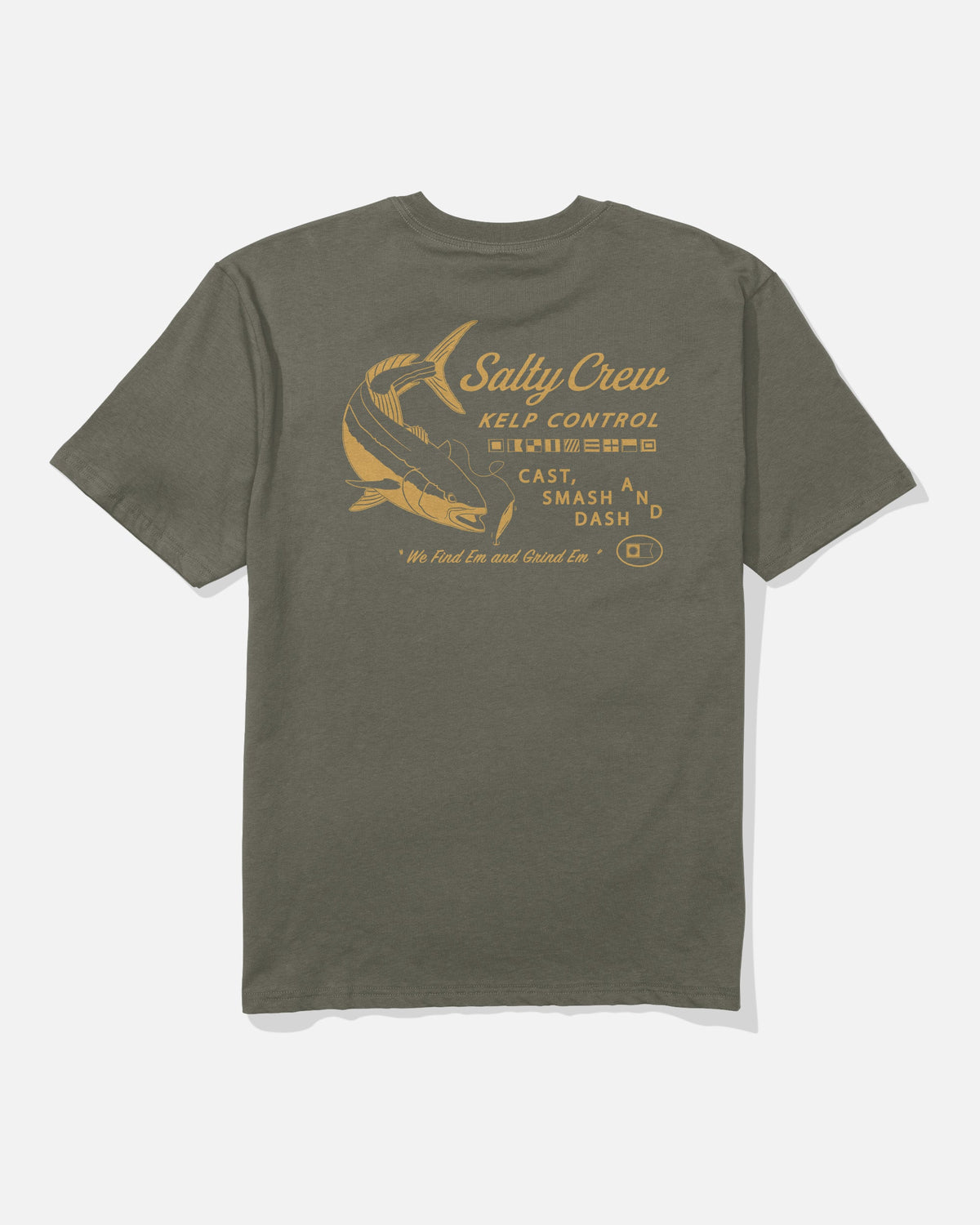 KELP CNTRL CLASSC SS TEE - Dusty Olive | Salty Crew Premium