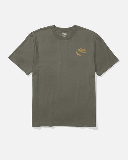 KELP CNTRL CLASSC SS TEE - Dusty Olive | Salty Crew Premium