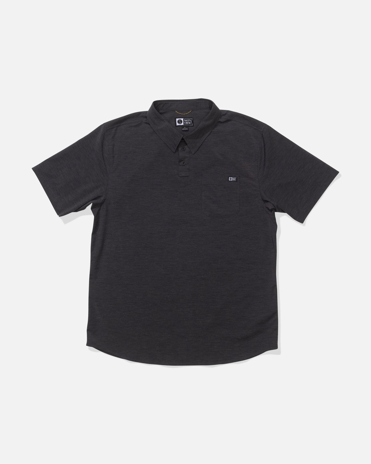 DRIFTER UV POLO - Black | Salty Crew Premium