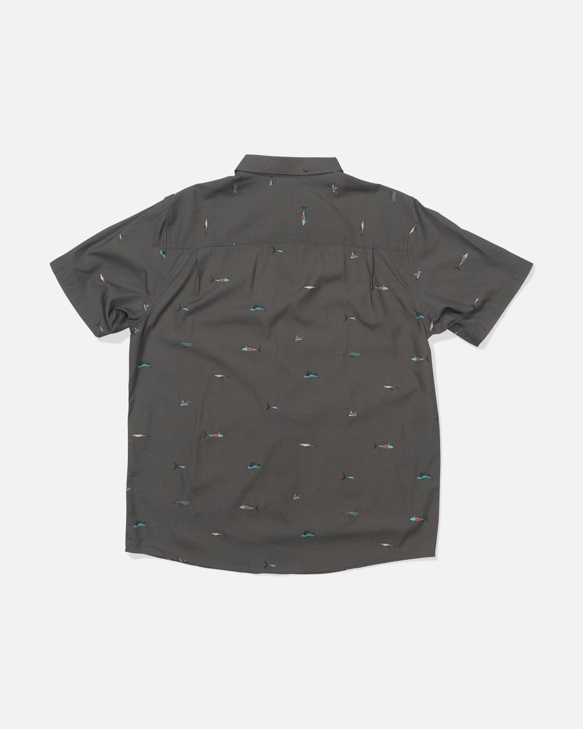 CREW SS BUTTON UP - Charcoal | Salty Crew Premium