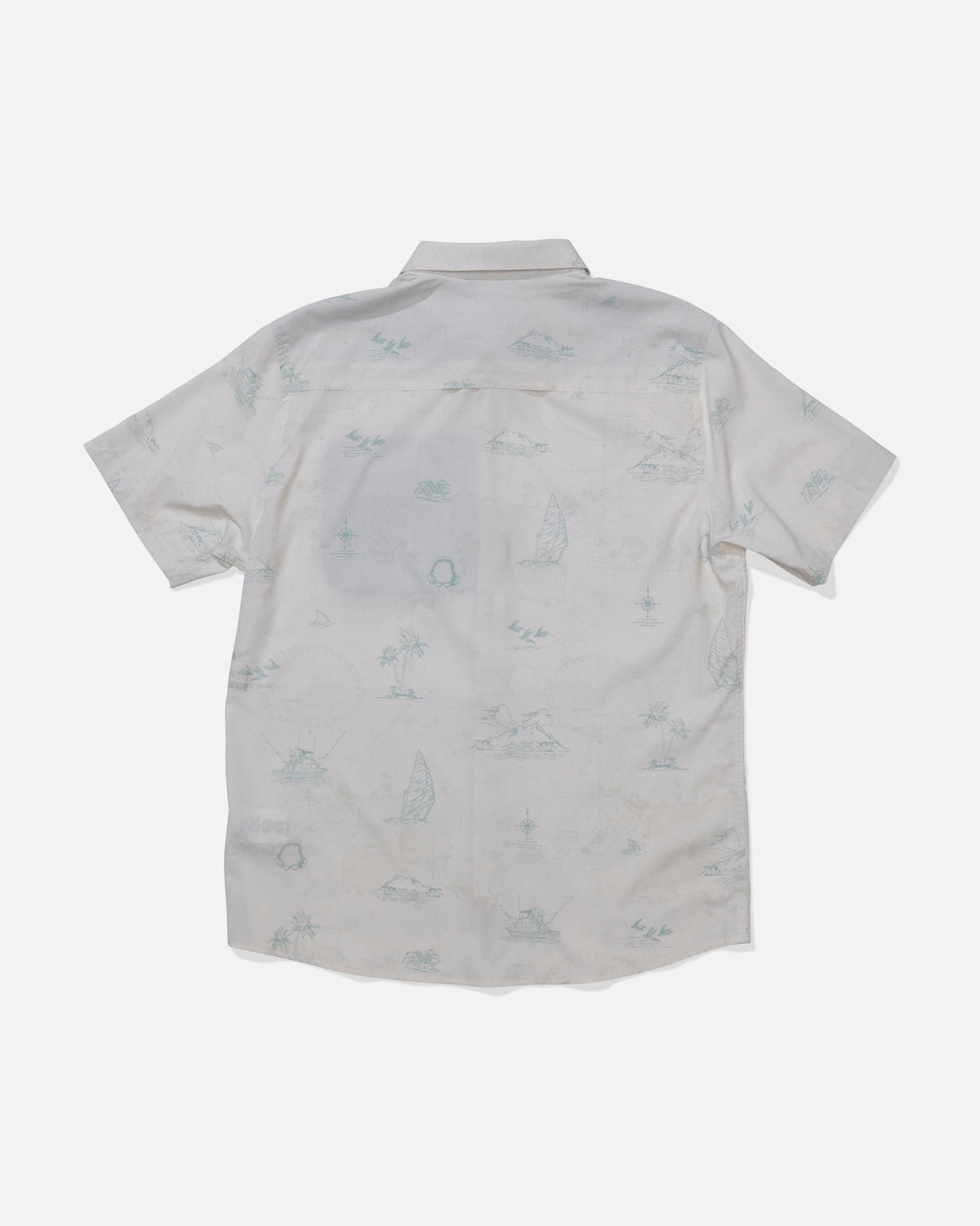 FLAGSHIP UV BUTTON UP - White | Salty Crew Premium