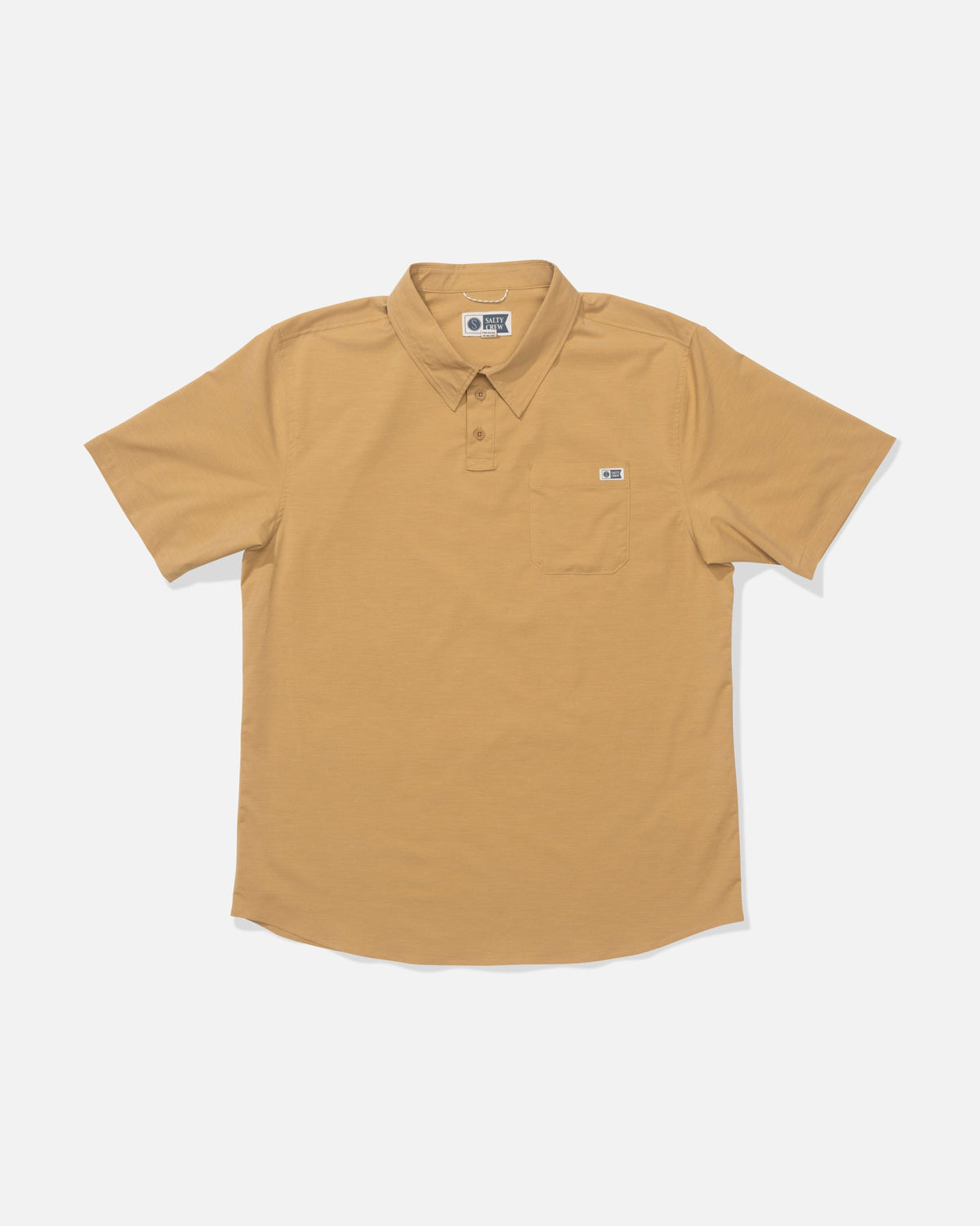 DRIFTER UV POLO - Bone Brown | Salty Crew Premium