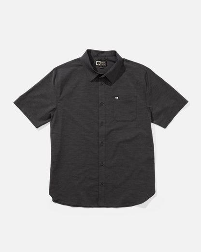 DRIFTER UV BUTTON UP - Black | Salty Crew Premium