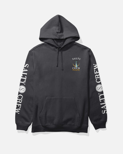 TAILED HOOD FLEECE - Black | Salty Crew Premium