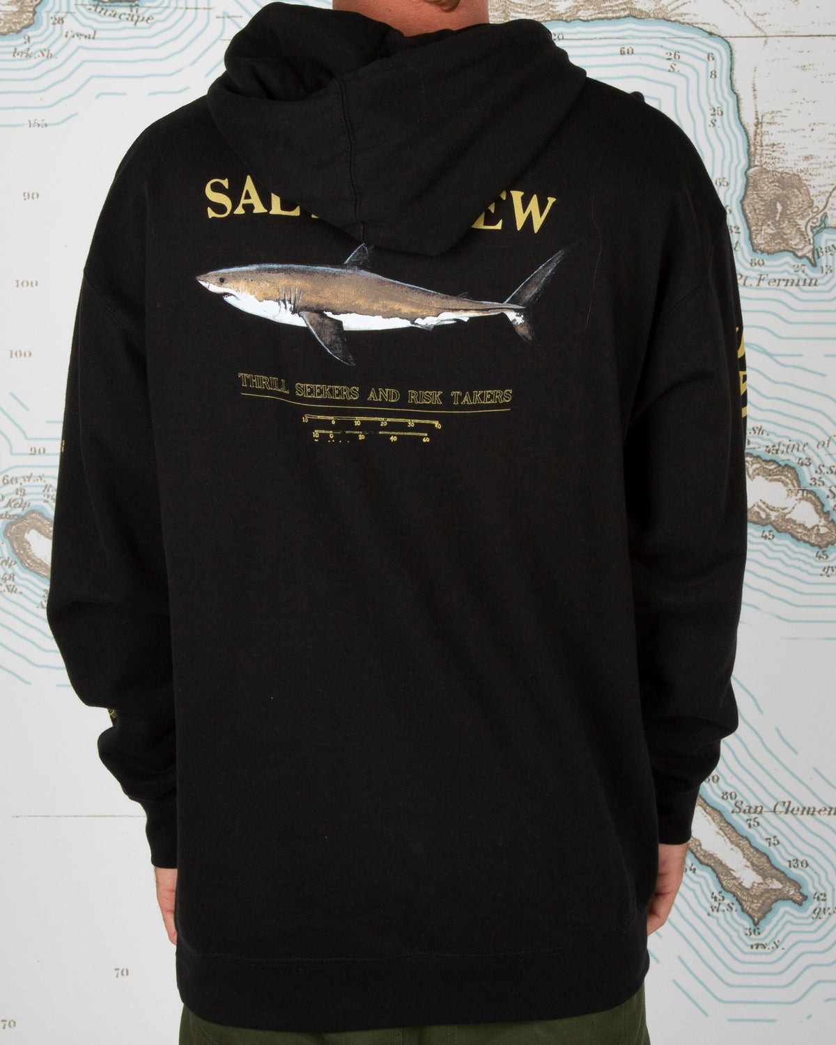 Salty Crew - Bruce Black Hood Fleece | Salty Crew Premium