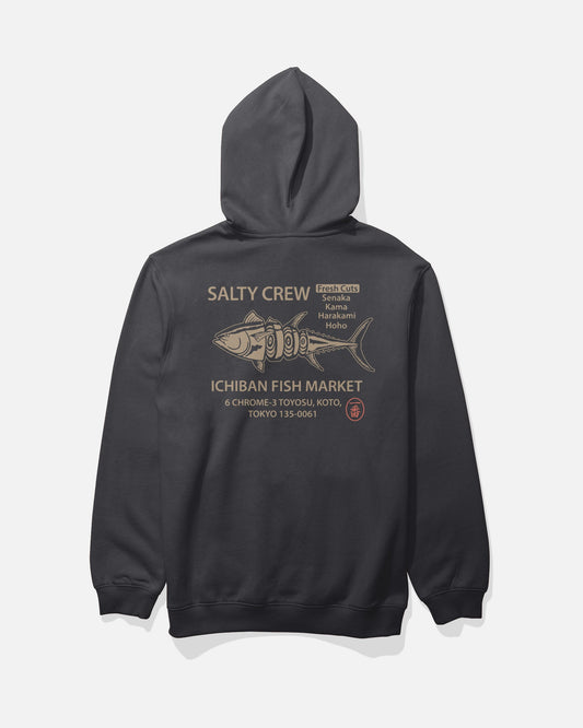 ICHIBAN FLEECE - BLACK | Salty Crew Premium