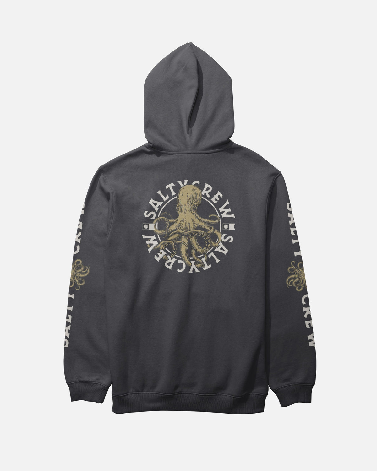 TENTACLES HOODED FLEECE - Black | Salty Crew Premium