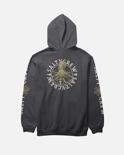 TENTACLES HOODED FLEECE - Black | Salty Crew Premium