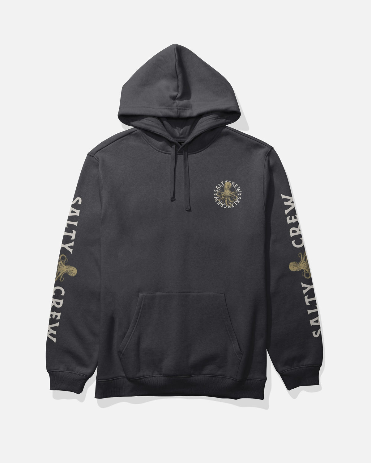TENTACLES HOODED FLEECE - Black | Salty Crew Premium