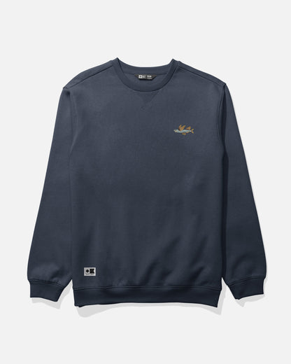 WORN IN CREW FLEECE - Navy | Salty Crew Premium
