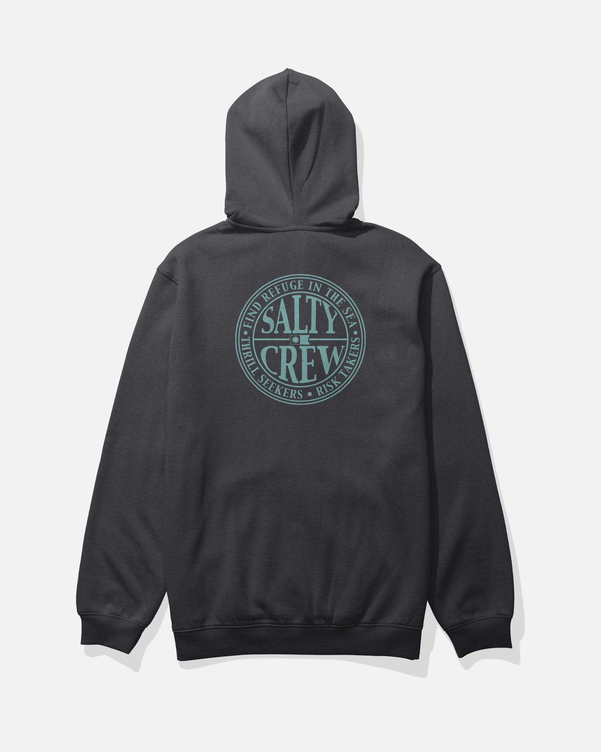 GLOBAL ZIP FLEECE - BLACK | Salty Crew Premium