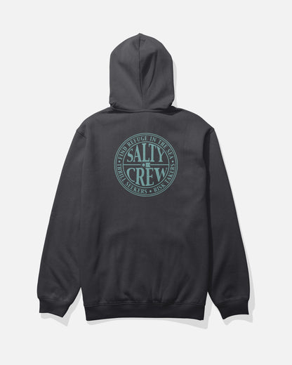 GLOBAL ZIP FLEECE - BLACK | Salty Crew Premium