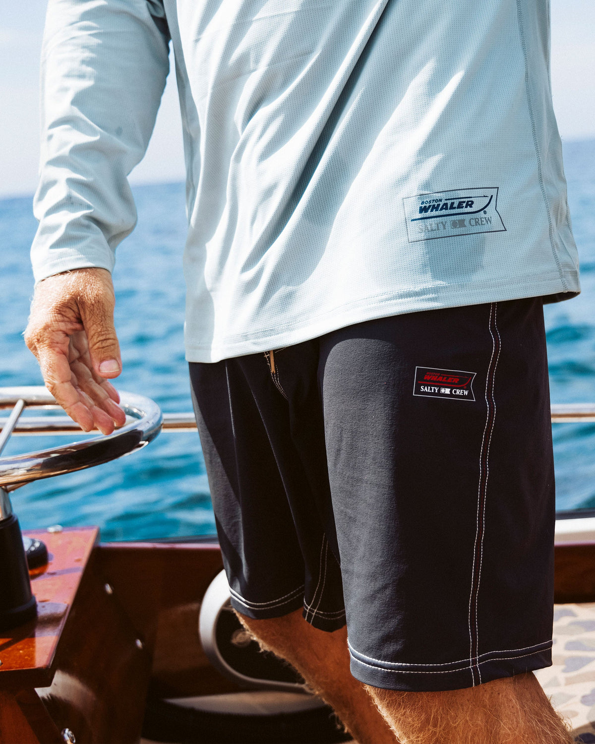 WHALER BOARDSHORT 18.5 - BLACK | Salty Crew Premium