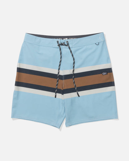 CREW STRIPE BOARDSHORT - Clear Sky | Salty Crew Premium