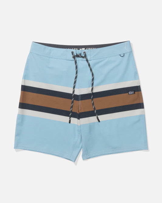 CREW STRIPE BOARDSHORT - Clear Sky | Salty Crew Premium