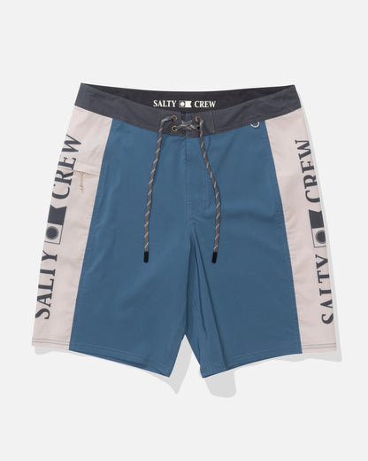 FLAGSHIP BOARDSHORT - Mid Blue | Salty Crew Premium