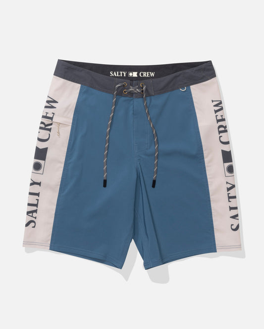 FLAGSHIP BOARDSHORT - Mid Blue | Salty Crew Premium