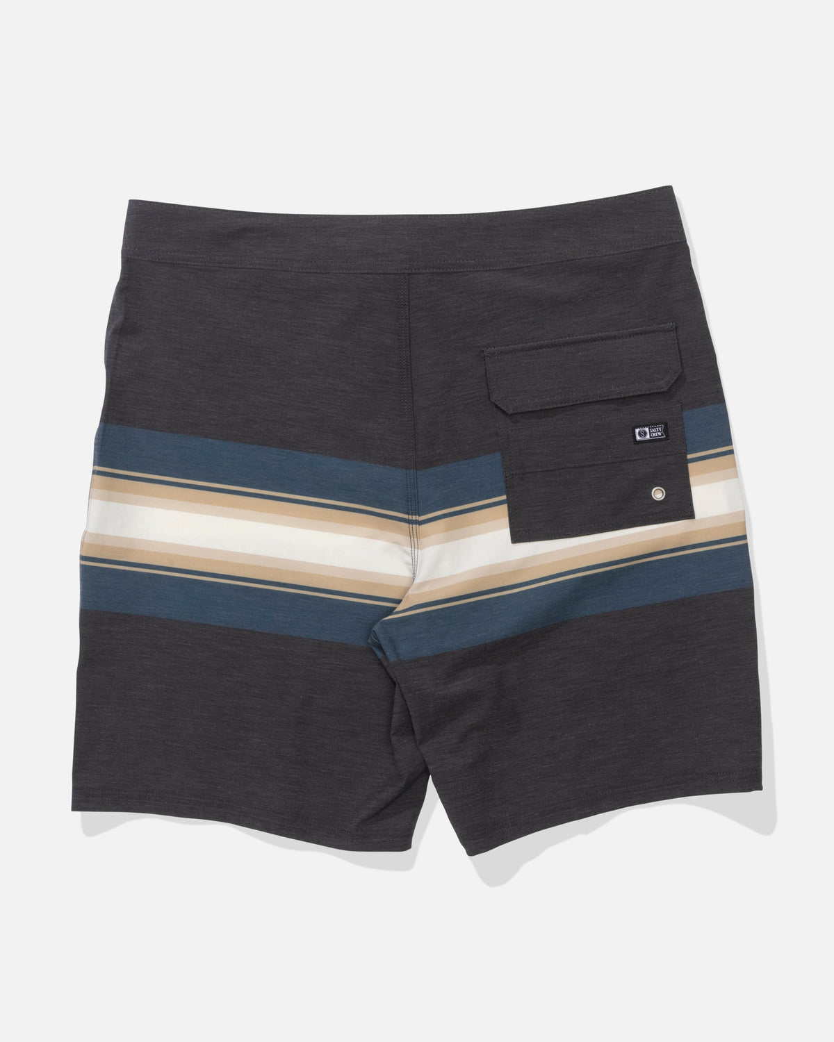 CREW STRIPE BOARDSHORT - Pirate Black | Salty Crew Premium