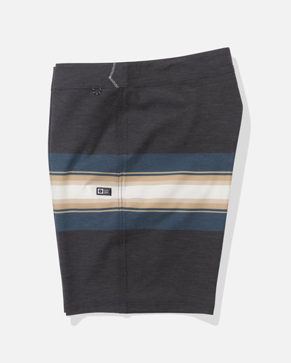 CREW STRIPE BOARDSHORT - Pirate Black | Salty Crew Premium