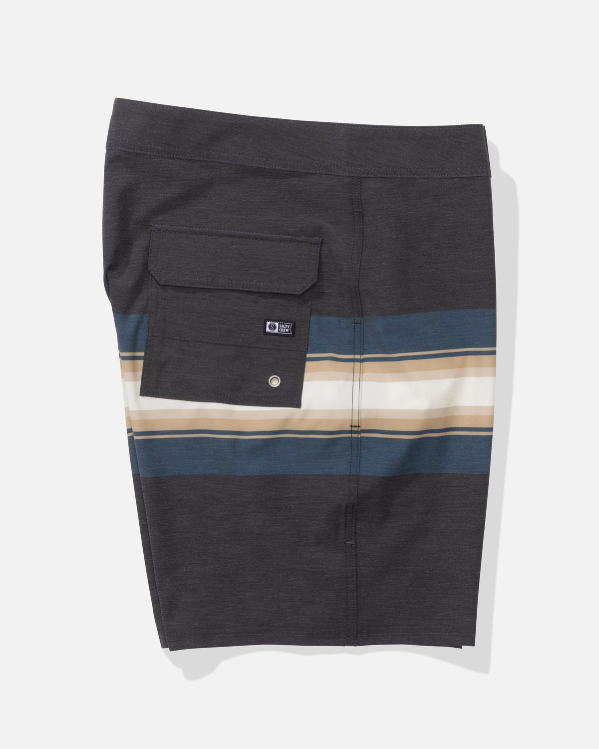 CREW STRIPE BOARDSHORT - Pirate Black | Salty Crew Premium