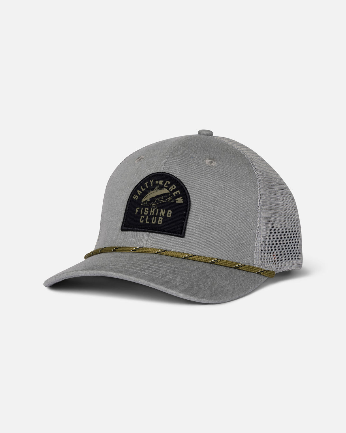 FISHING CLUB TRUCKER - Grey Heather | Salty Crew Premium