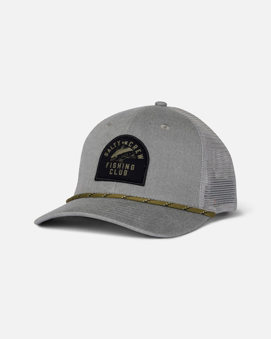 FISHING CLUB TRUCKER - Grey Heather | Salty Crew Premium