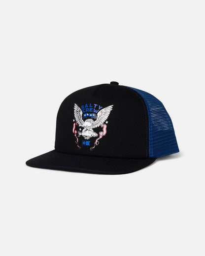 AMERICA TALON TRUCKER - BLACK | Salty Crew Premium