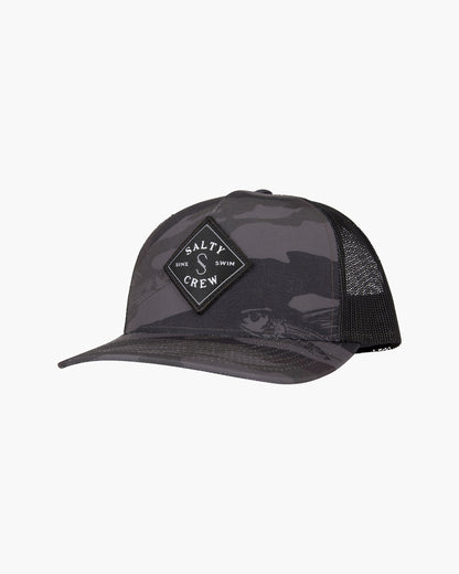 Sealine Retro Trucker - BLACK CAMO | Salty Crew Premium