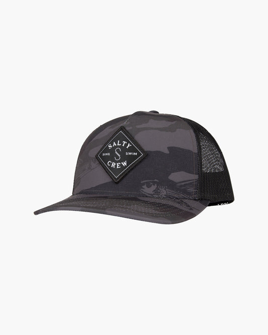 Sealine Retro Trucker - BLACK CAMO | Salty Crew Premium
