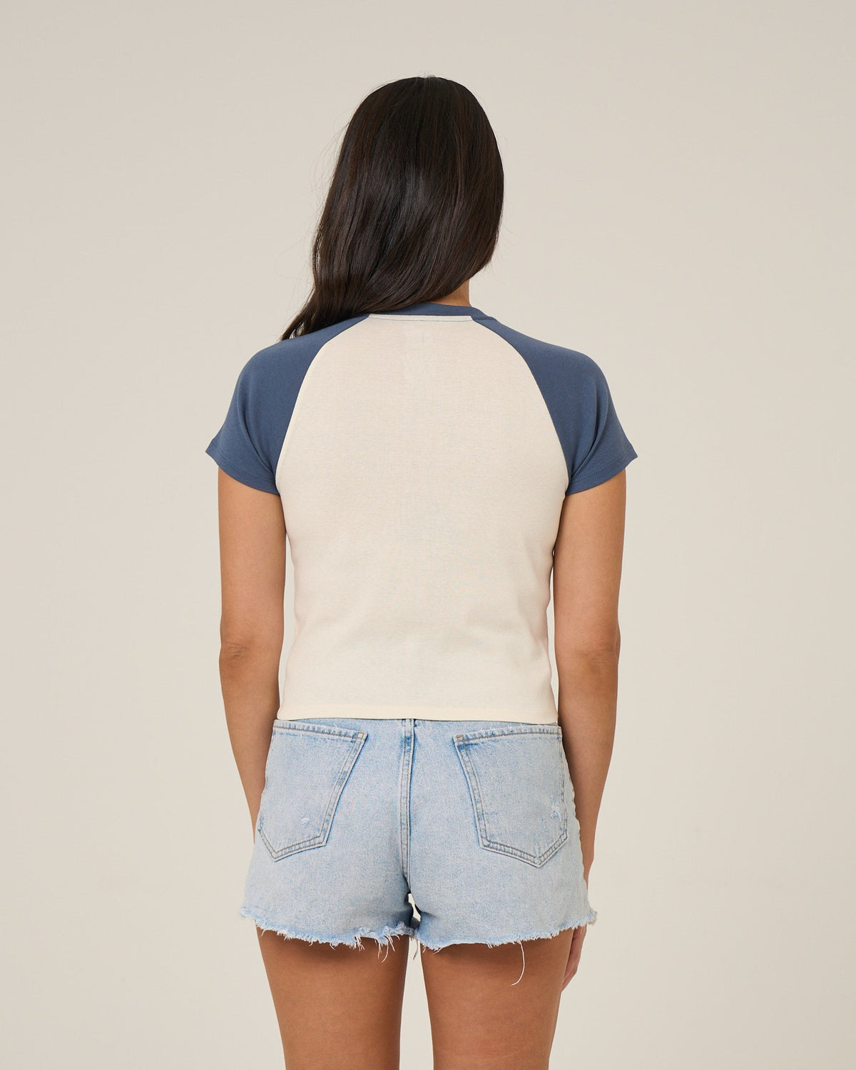 DRIVE TO THE SEA RAGLAN T - Indigo | Salty Crew Premium
