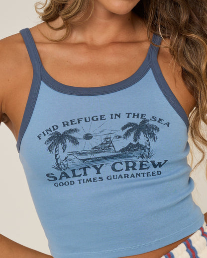 CHARTER TANK - Ash Blue | Salty Crew Premium