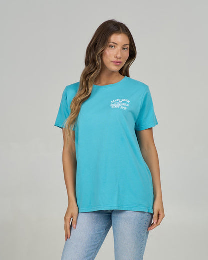 HAPPY HOUR B.F. TEE - Turquoise | Salty Crew Premium