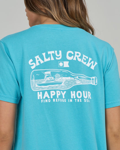 HAPPY HOUR B.F. TEE - Turquoise | Salty Crew Premium