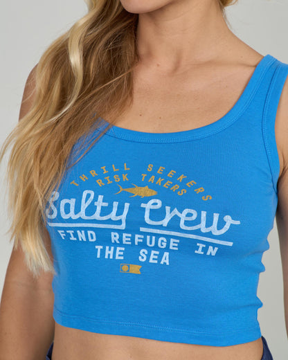 UNSCRIPTED TANK - Bold Blue | Salty Crew Premium