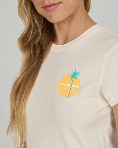 SIMPLICITY MODERN TEE - Off White | Salty Crew Premium