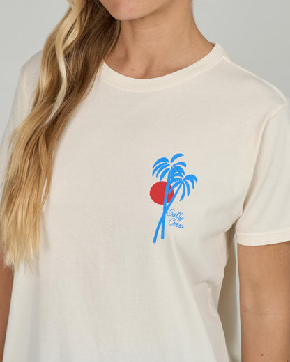 GEO PALM B.F. TEE - Off White | Salty Crew Premium